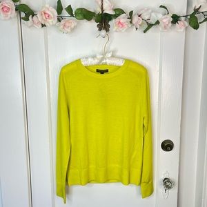 banana republic chartreuse sweater
